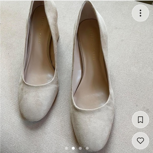 Nude Kelly & Katie Chunky Heels - Picture 2 of 4